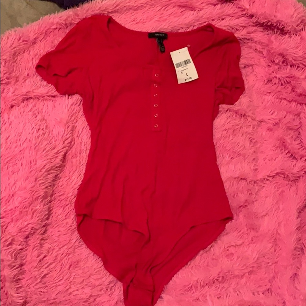 red body suit